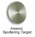 High Purity (99.99999%) Arsenic (As) Sputtering Target