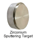 High Purity (99.999%) Zirconium (Zr) Sputtering Target