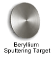 High Purity (99.999%) Beryllium (Be) Sputtering Target