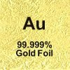 99.999% Gold Foil