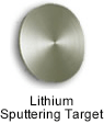 High purity lithium sputtering target