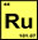 Ruthenium(Ru) atomic and molecular weight, atomic number and elemental symbol