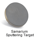 High Purity (99.999%) Samarium (Sm) Sputtering Target