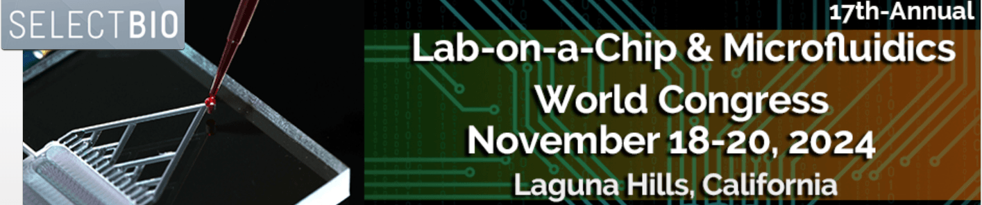  SelectBIO Lab-on-a-Chip and Microfluidics World Congress 2024 Exhibition