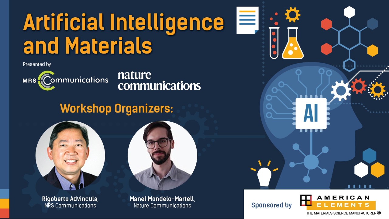 MRS / Nature Communications Workshop: Artificial Intelligence and Materials