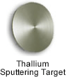 High purity thallium sputtering target