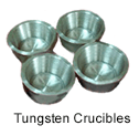 Ultra High Purity (99.95%) Tungsten Crucibles